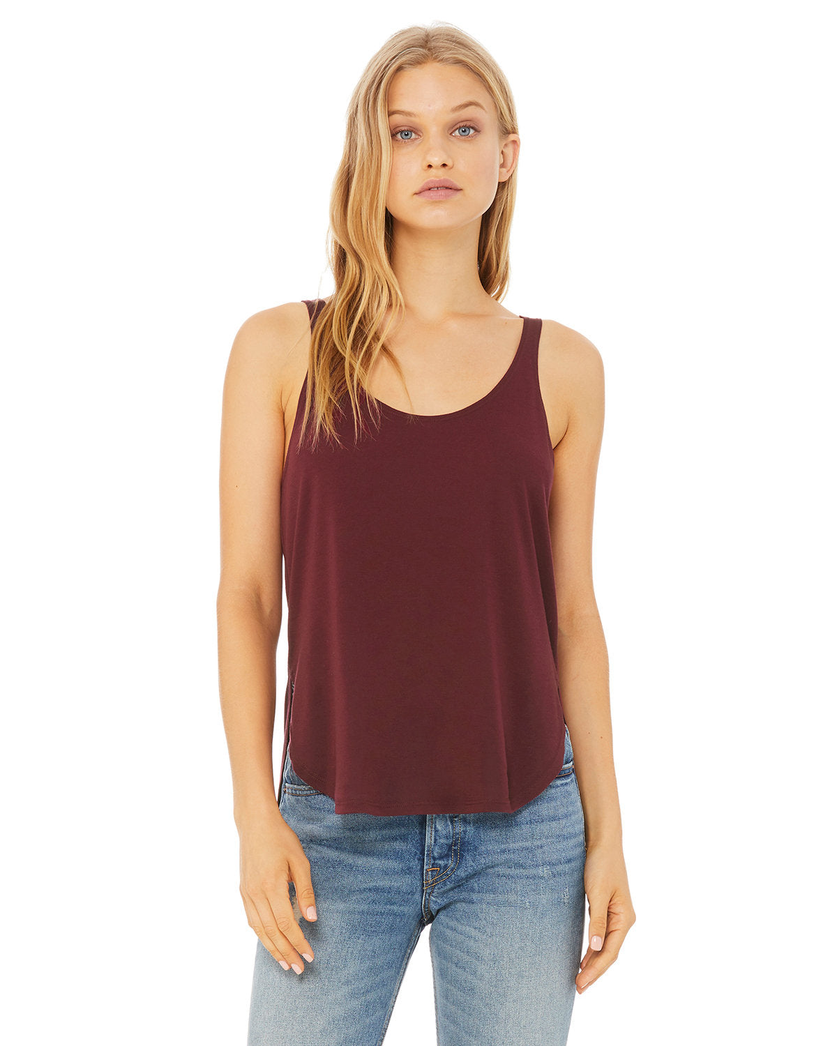 Bella + Canvas Flowy Side Slit Tank: Effortless Elegance for Women