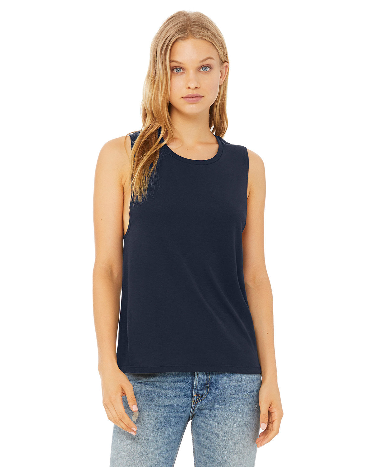 Bella + Canvas Flowy Scoop Muscle Tank: Effortless Style for Women