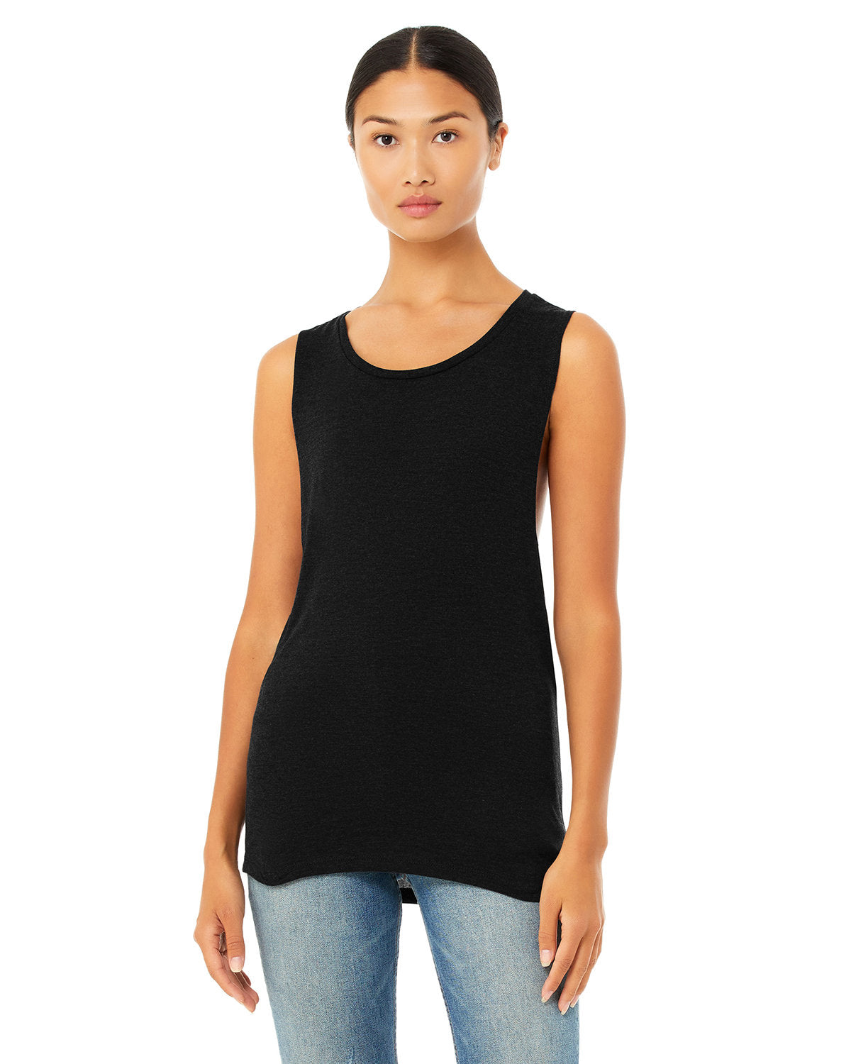 Bella + Canvas Flowy Scoop Muscle Tank: Effortless Style for Women