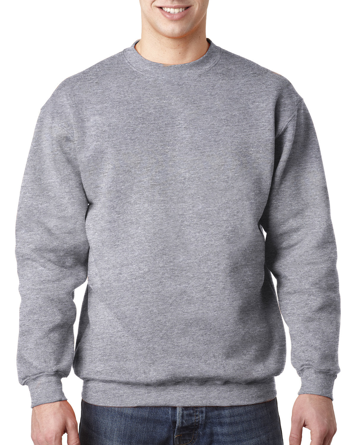 Bayside Adult 9.5 oz., 80/20 Heavyweight Crewneck Sweatshirt