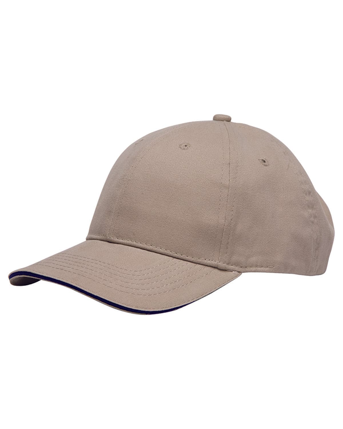 100% Washed Cotton Unstructured Sandwich Cap