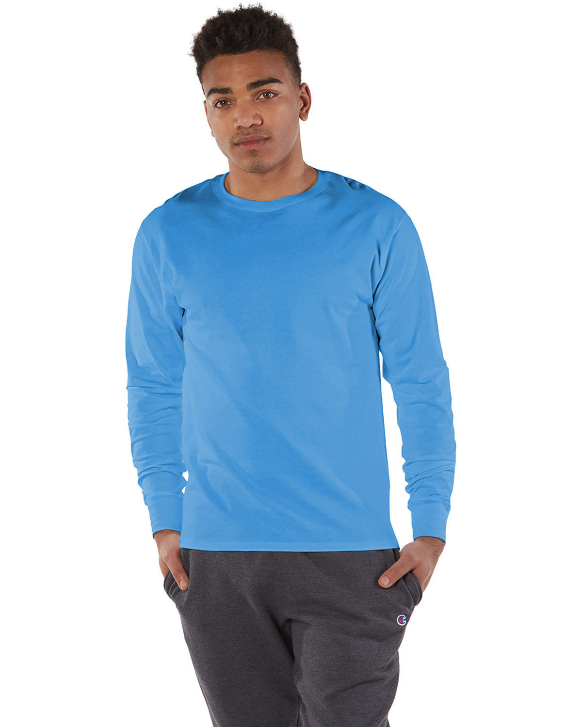 Champion Essential: The Adult Long-Sleeve Ringspun T-Shirt