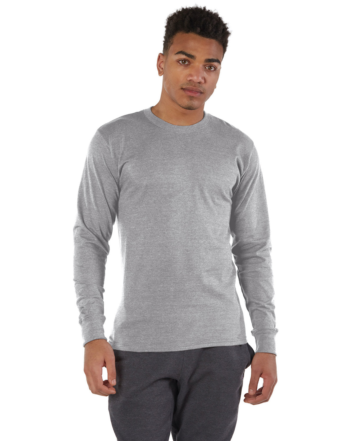 Champion Essential: The Adult Long-Sleeve Ringspun T-Shirt