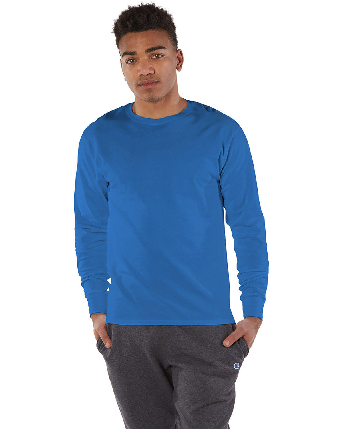 Champion Essential: The Adult Long-Sleeve Ringspun T-Shirt