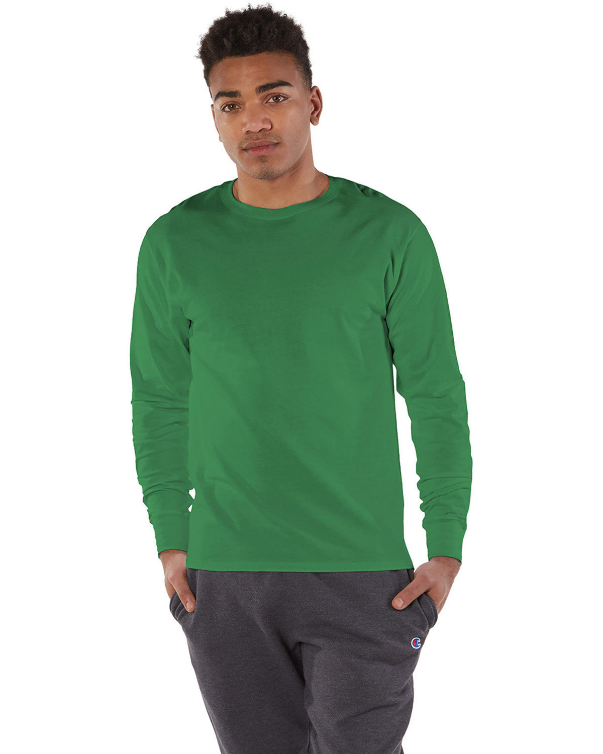 Champion Essential: The Adult Long-Sleeve Ringspun T-Shirt