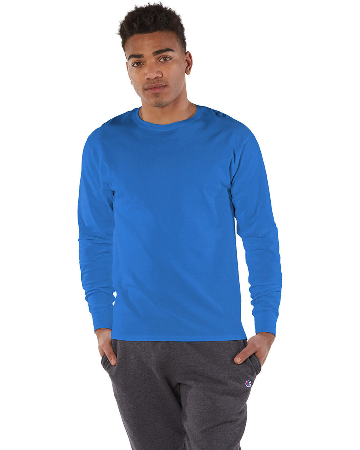 Champion Essential: The Adult Long-Sleeve Ringspun T-Shirt