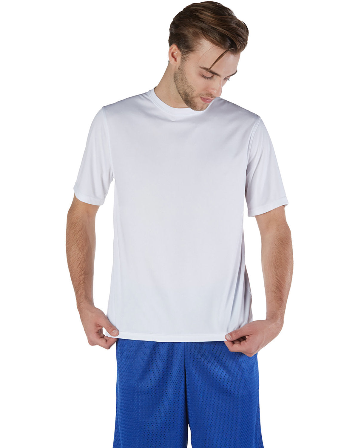 Champion Performance: The Adult 4.1 oz. Double Dry® Interlock T-Shirt