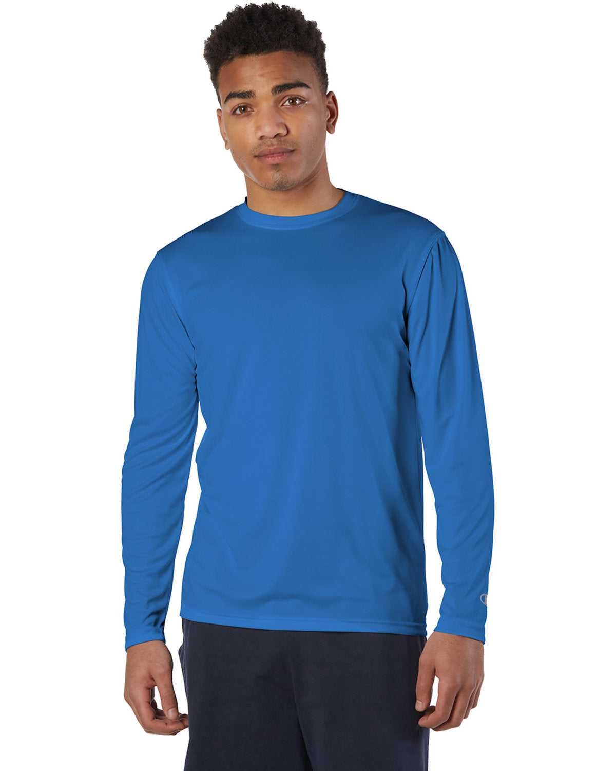 Champion Performance: The Adult 4.1 oz. Double Dry® Long-Sleeve Interlock T-Shirt