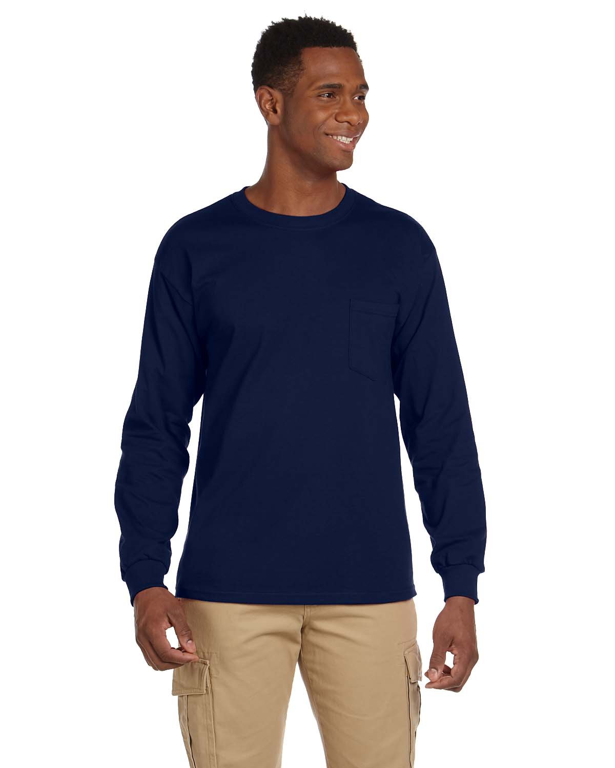 Gildan Adult Ultra CottonÂ® Long-Sleeve Pocket T-Shirt G241