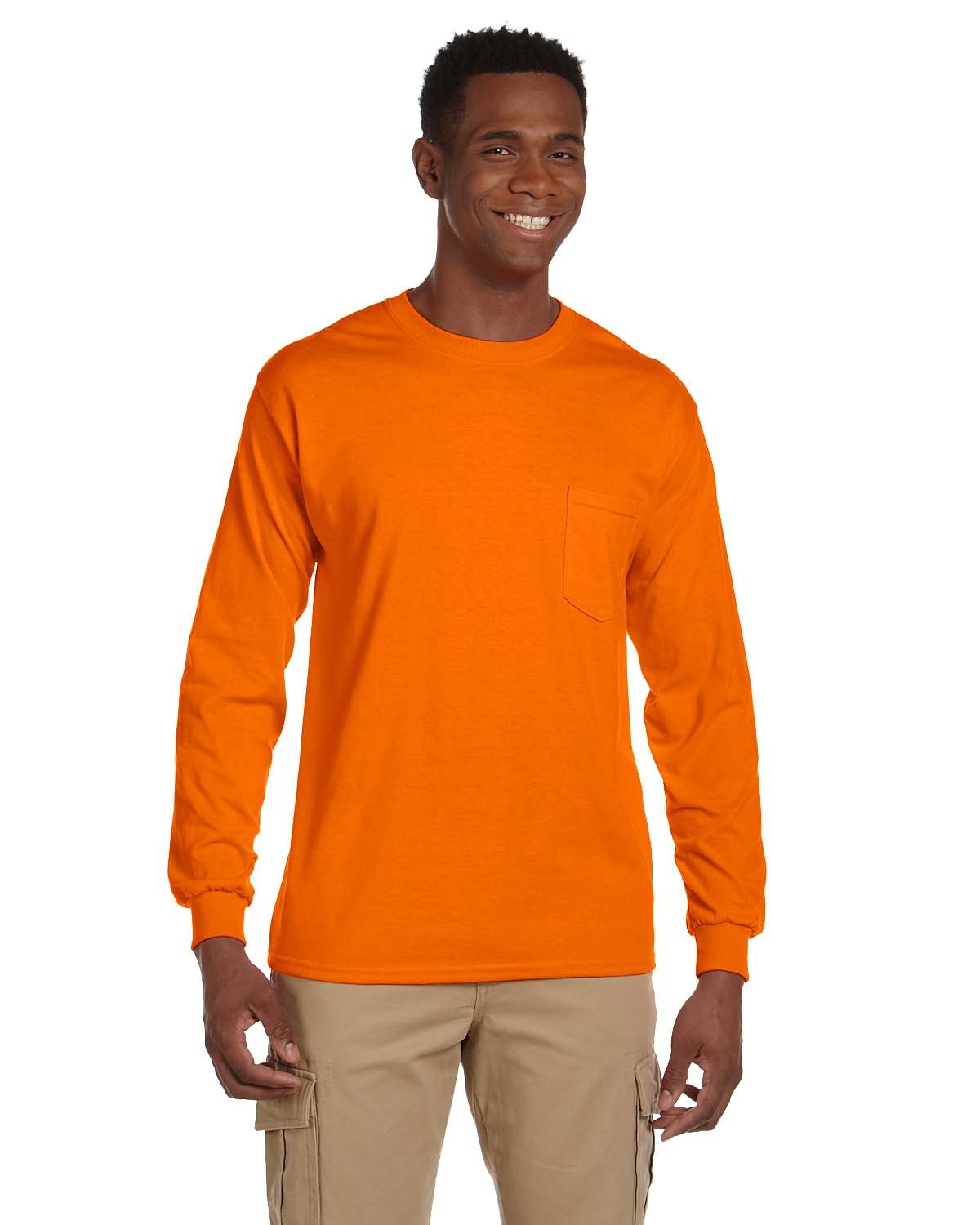 Gildan Adult Ultra CottonÂ® Long-Sleeve Pocket T-Shirt G241