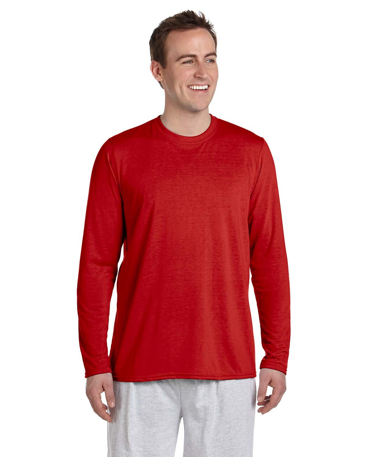 Gildan Adult PerformanceÂ® Adult 5 oz. Long-Sleeve T-Shirt G424