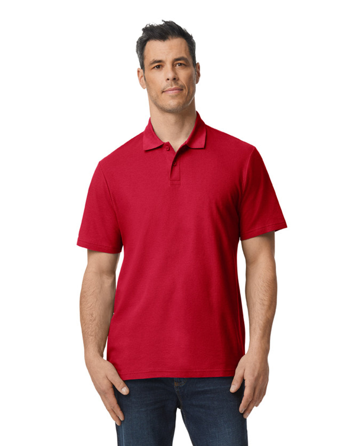 Gildan Men's Softstyle Double Pique Polo Shirt G648