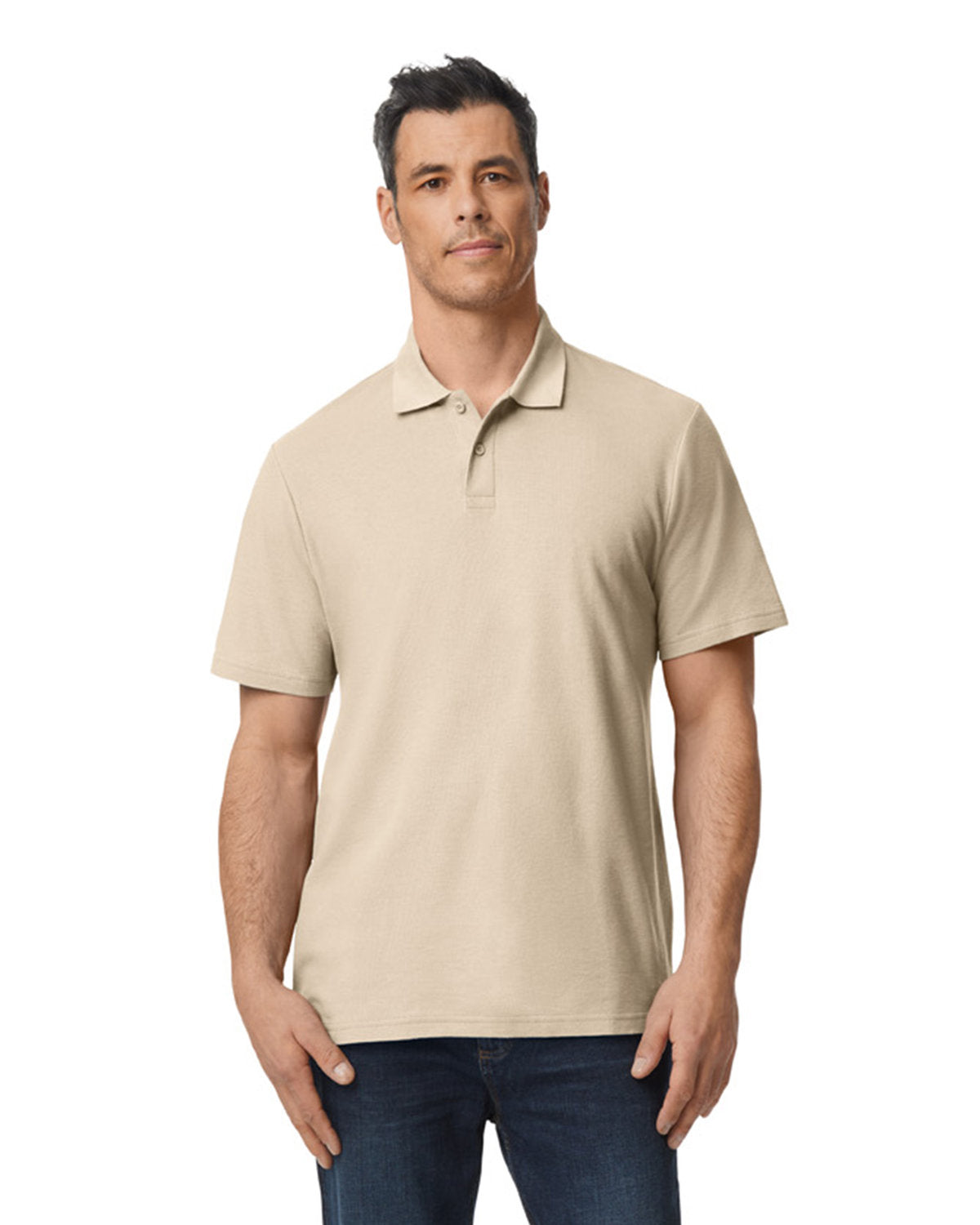 Gildan Men's Softstyle Double Pique Polo Shirt G648