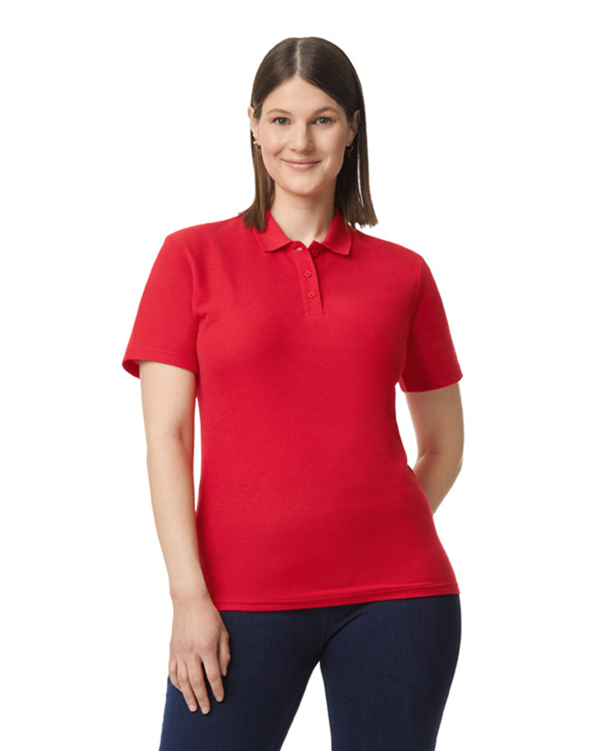 Gildan Ladies' Softstyle Double Pique Polo G648L