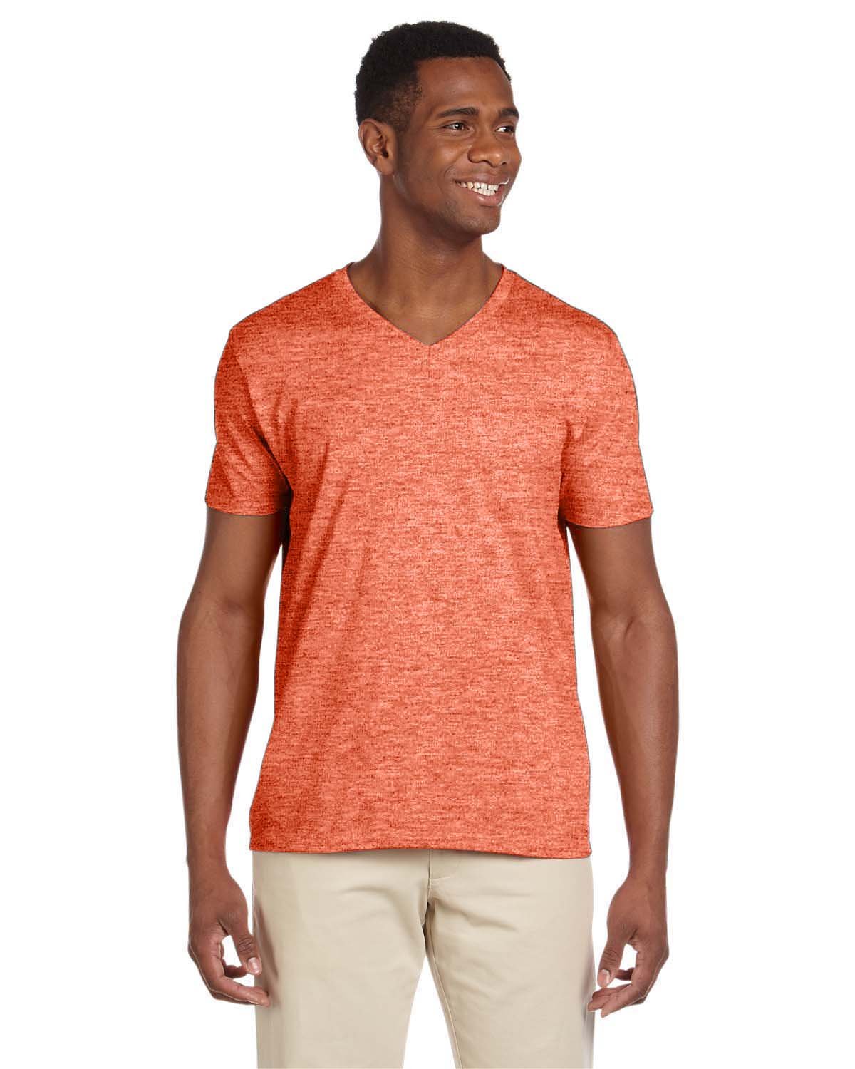 GILDAN-ADULT-SOFTSTYLEÂ®-V-NECK-T-SHIRT-STYLISH-COMFORT