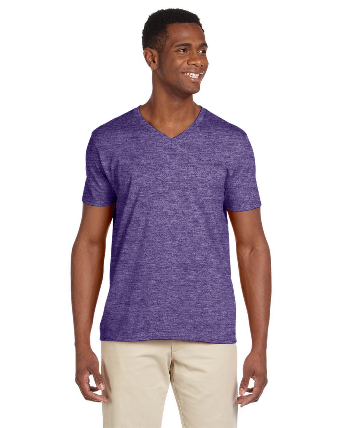 GILDAN-ADULT-SOFTSTYLEÂ®-V-NECK-T-SHIRT-STYLISH-COMFORT