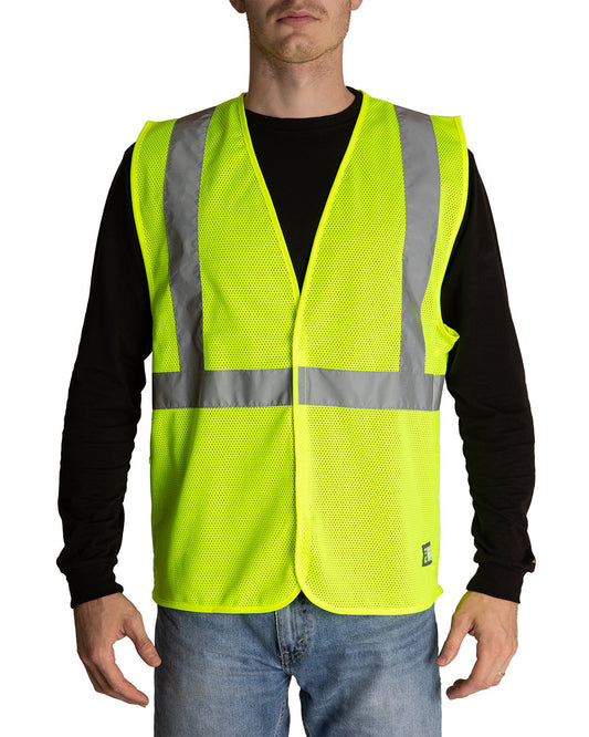 Berne's Adult Hi-Vis Class 2 Economy Vest: Affordable Safety Without Compromise