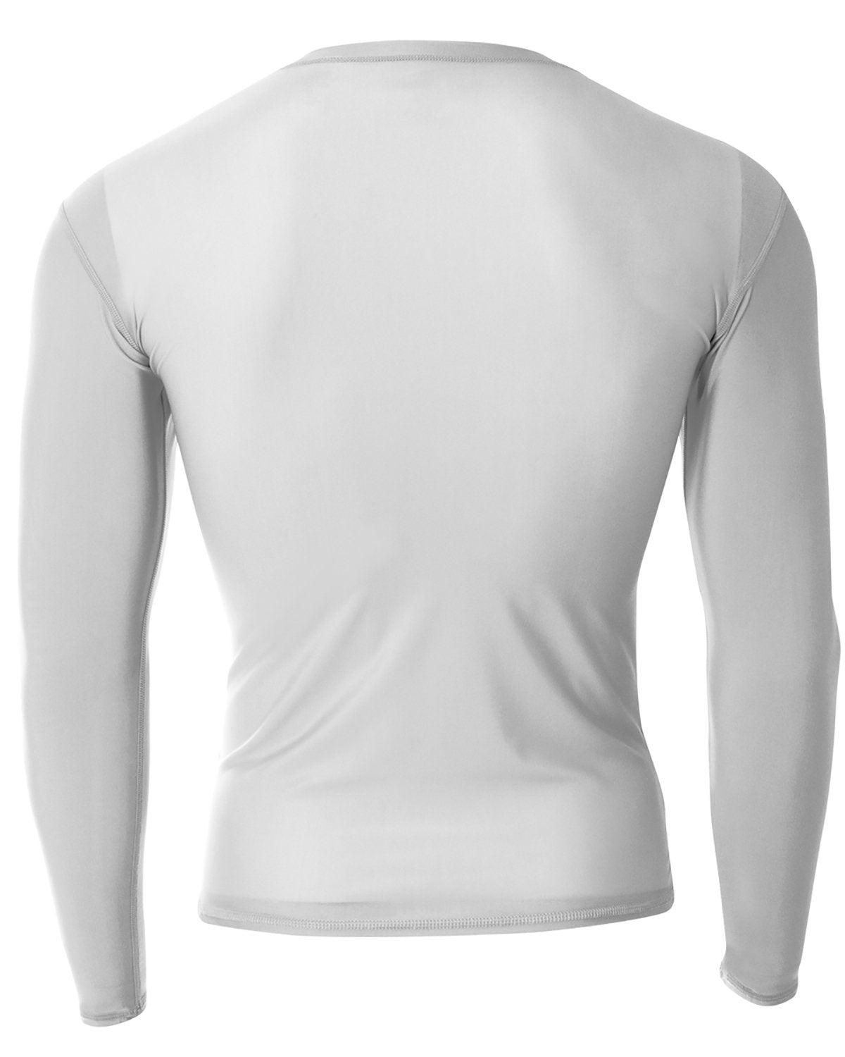 Adult Polyester Spandex Long Sleeve Compression T-Shirt - Apparel Globe