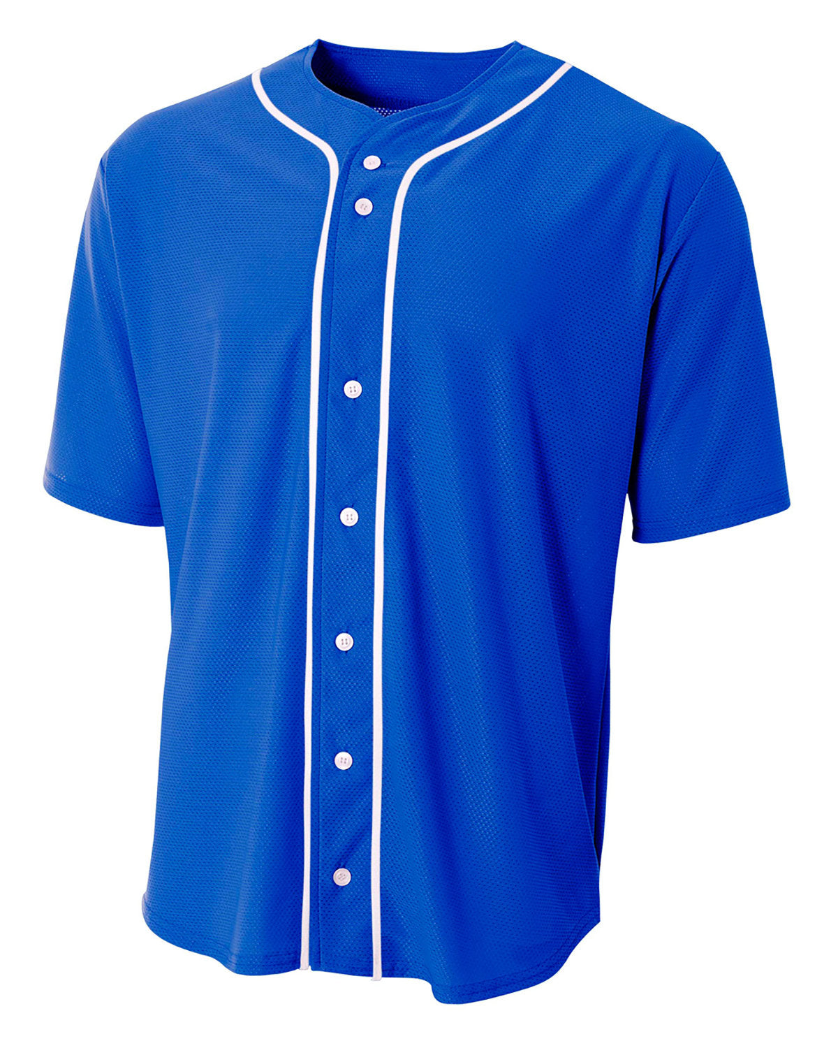 Shorts Sleeve Full Button Baseball Top - Apparel Globe