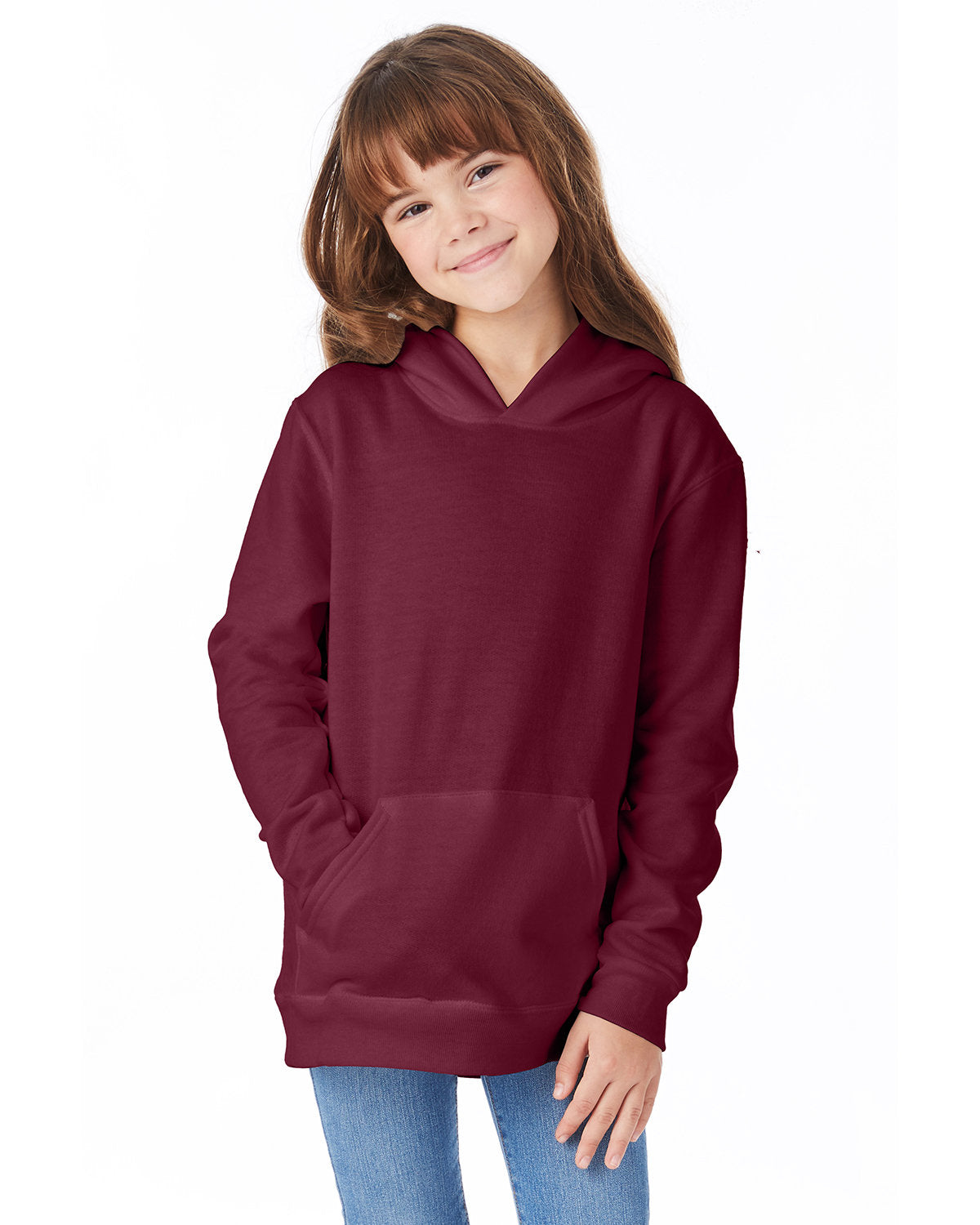 STAY-COZY-AND-SUSTAINABLE-WITH-THE-HANES-YOUTH-7-8-OZ-ECOSMARTÃ‚Â®-50-50-PULLOVER-HOODED-SWEATSHIRT