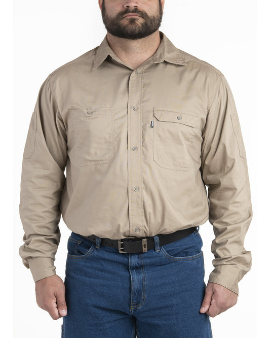 Berne's Men's Utility Lightweight Canvas Woven Shirt: Versatile Comfort and Style Combined"